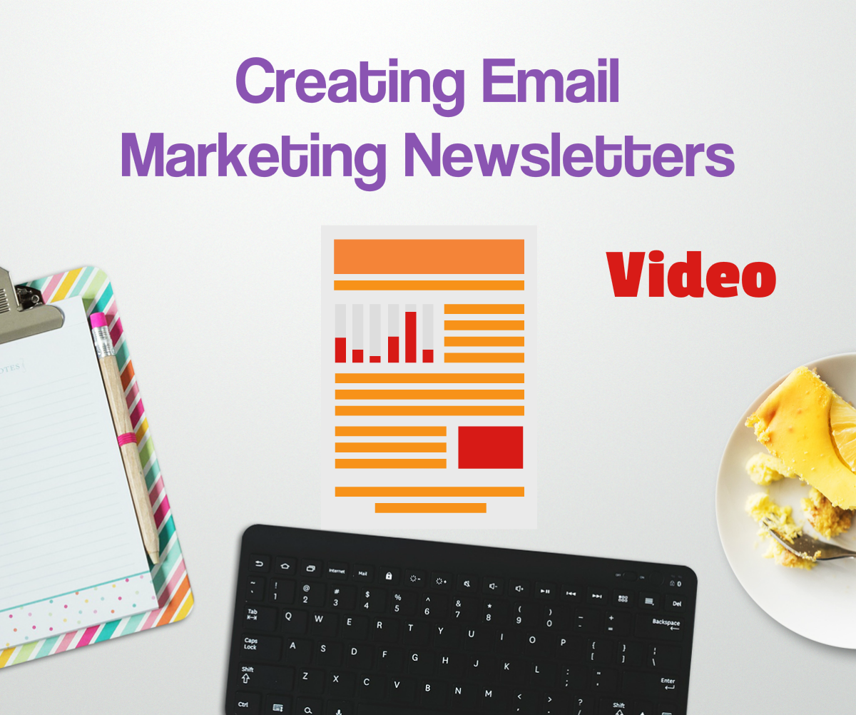 creating email marketing newsletter video