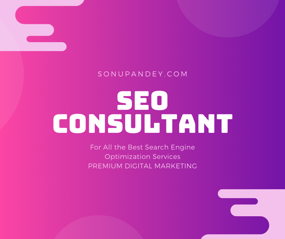 Best SEO Consultant & SEO Expert from Delhi India Sonu Pandey SEO Consultant Delhi India